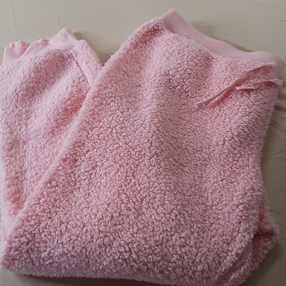 No Boundaries Pink Warm Fuzzy Pajama Pants